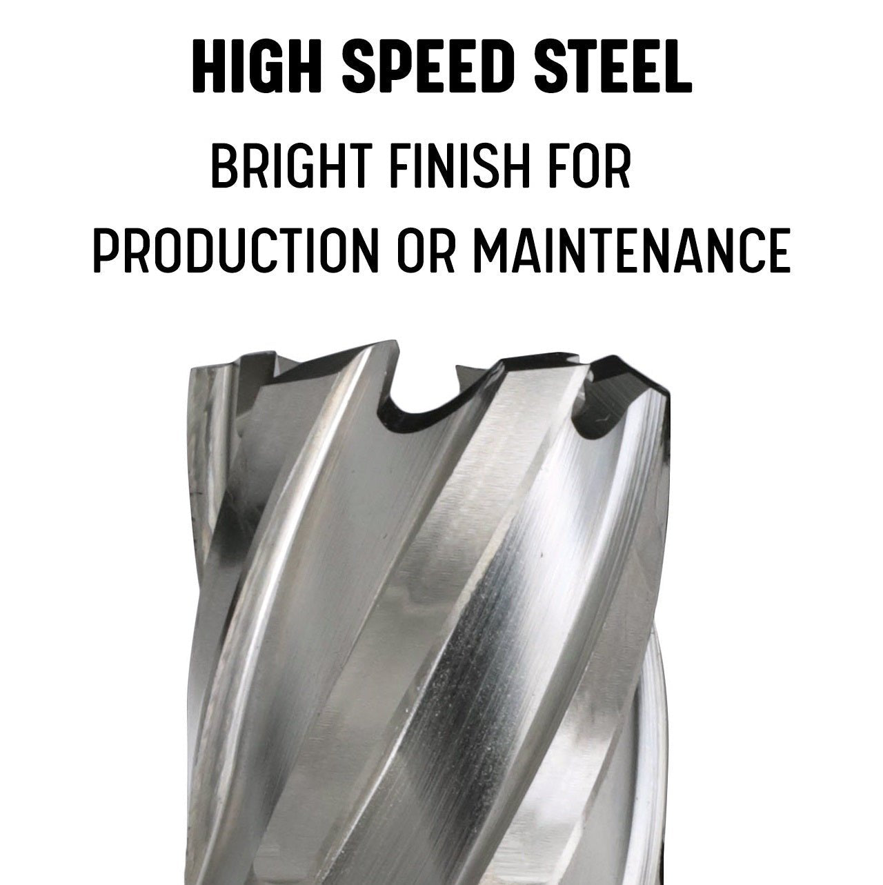1 - 3/8" X 1" HSS Annular Cutter with Pilot Pin - High Performance & Durable Cutting Tool | Drill America - Bayou Tool