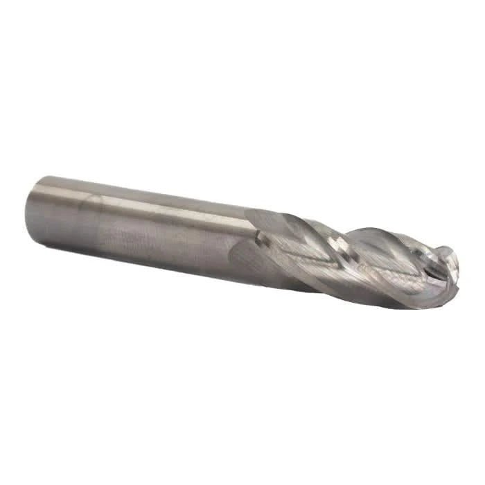 1" Carbide 4 Flute Single End Ball End Mill - High Performance & Durable Cutting Tool | Drill America - Bayou Tool