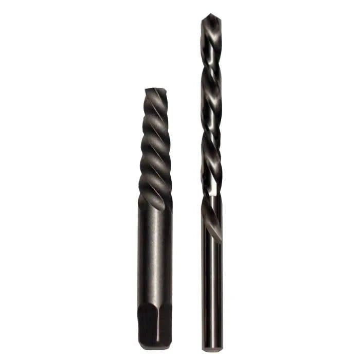 1 Carbon Steel Spiral Flute Screw Extractor and Drill Bit Kit - High Performance & Durable Cutting Tool | Drill America - Bayou Tool