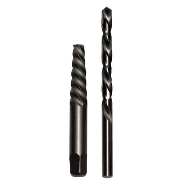1 Carbon Steel Spiral Flute Screw Extractor and Drill Bit Kit - High Performance & Durable Cutting Tool | Drill America - Bayou Tool