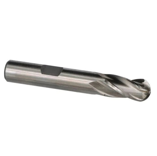 1" X 1" HSS 4 Flute Single End Ball End Mill - High Performance & Durable Cutting Tool | Drill America - Bayou Tool