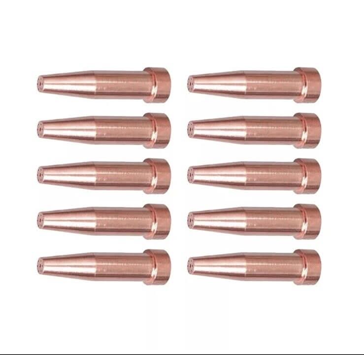 10 pcs 6290 - 2 2 Acetylene Cutting Tip Replacement for Harris Torch - Bayou Tool