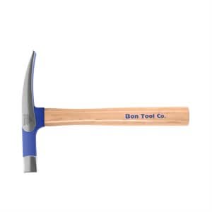 Bon Pro Plus 11-312 Mason-feets Hammer - 24 Ounce Wood Handle Hickory wood handle | Masonry Tool for Pros