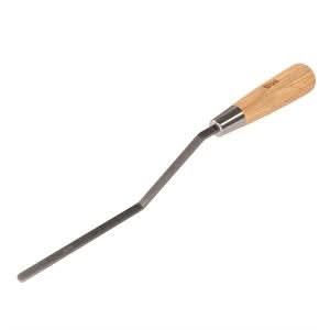 Bon 11-856 Tuckpoint Trowel - Radius 1/4" Wood Handle Rounded end | Masonry Tool for Pros