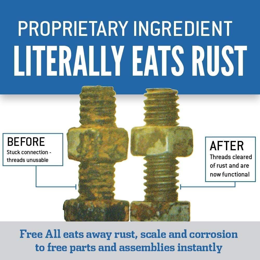11 oz Free All Deep Penetrating Oil - Powerful Lubricant for All Your Industrial Needs - Bayou Tool