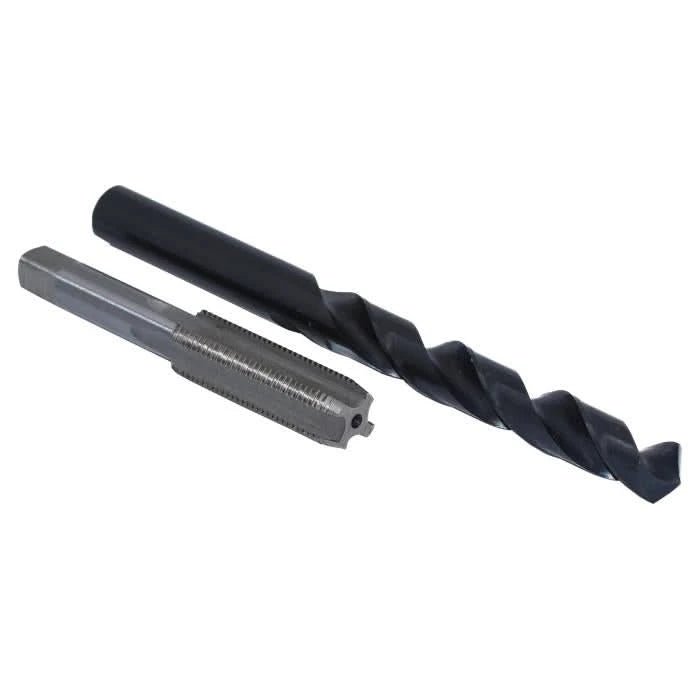 12 - 24 UNC HSS Plug Tap and 16 HSS Drill Bit Kit - High Performance & Durable Cutting Tool | Drill America - Bayou Tool