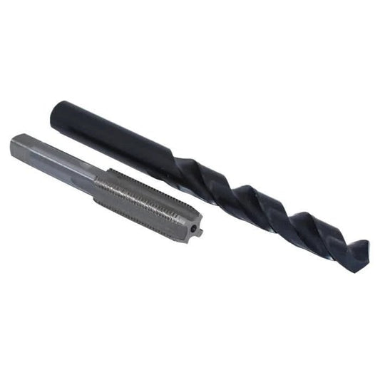 12 - 24 UNC HSS Plug Tap and 16 HSS Drill Bit Kit - High Performance & Durable Cutting Tool | Drill America - Bayou Tool