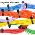 12 - Inch Heavy - Duty Zip Ties | 50 lb Strength | UV & Weather Resistant | Industrial - Grade Nylon - Bayou Tool