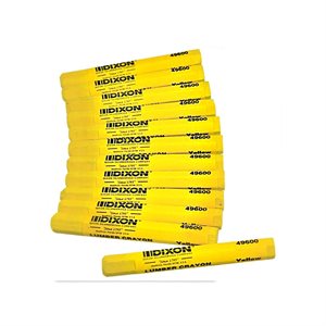 Dixon Bon 14-254 Crayon - Yellow (12/Pkg) | Layoutt Tool for Pros