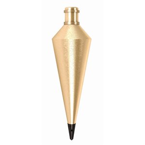 Bon 14-531 Plumb Bob - Brass 24 Ounce | Layoutt Tool for Pros