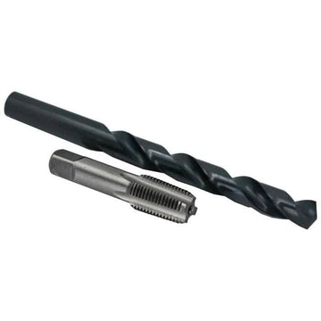 1/4" Carbon Steel NPT Pipe Tap and 7/16" HSS Drill Bit Kit - High Performance & Durable Cutting Tool | Drill America - Bayou Tool