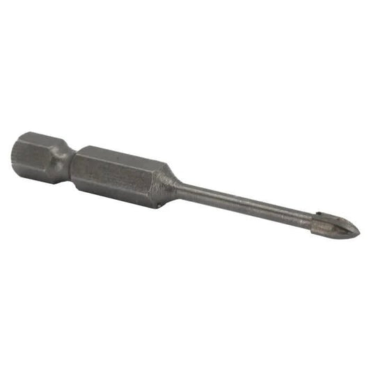 1/8" Carbide Tipped 4 Flute Glass & Tile Drill Bit with Hex Shank - High Performance & Durable Cutting Tool | Drill America - Bayou Tool