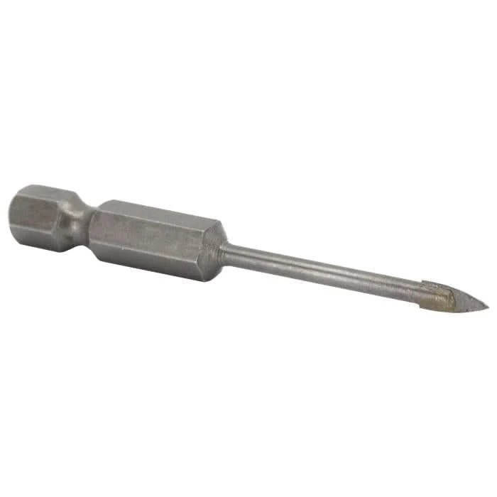 1/8" Carbide Tipped Glass & Tile Drill Bit with Hex Shank - High Performance & Durable Cutting Tool | Drill America - Bayou Tool