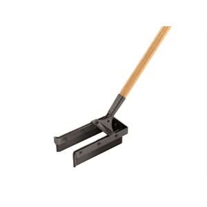 Bon 19-132 Squeegee -U Shape - 5 Foot Wood Handle Funnels the material into the crack | Asphalt Tool for Pros