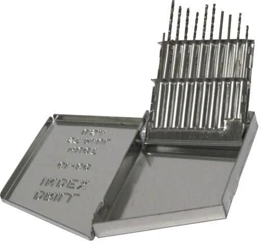 20 Piece HSS Black Oxide Jobber Length Drill Bit Set, DWDN, 61 - 80 - High Performance & Durable Cutting Tool | Drill America - Bayou Tool