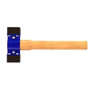 Bon 21-224 Rubber Sledge - 18 " Wood Handle Head size: 7-3/4" x 2-3/4" | Hardscape Tool for Pros