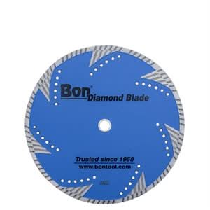 Bon 21-289 Diamond Blade - Hardscape 14" X 125" - 1"/20Mm Arbor Continuous rim | Masonry Tool for Pros