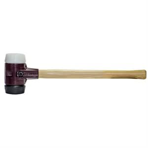 Halder 21-974 Paver Mallet 7# 19"  Wood Handle White/Black Head 19" wood handle | Hardscape Tool for Pros