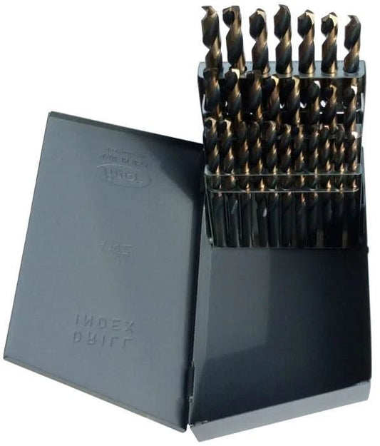 26 Piece HSS Black & Gold KFD Split Point Jobber Length Drill Bit Set, A - Z - High Performance & Durable Cutting Tool | Drill America - Bayou Tool