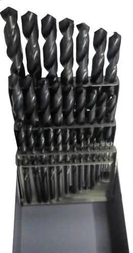 29 Piece HSS Black Oxide Jobber Length Drill Bit Set, D/AN, 1/16" - 1/2" X 3/8" Shank - High Performance & Durable Cutting Tool | Drill America - Bayou Tool