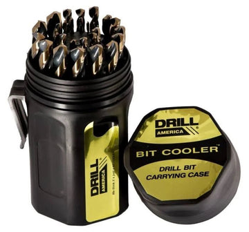 29 Piece HSS Killer Force Bit Cooler Drill Bit Set, 1/16" - 1/2" with 3/8" Shank - High Performance & Durable Cutting Tool | Drill America - Bayou Tool