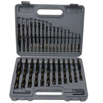 29 Piece Quick Change Hex Shank Drill Bit Set 1/16" - 1/2" Plastic Case - High Performance & Durable Cutting Tool | Drill America - Bayou Tool