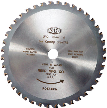 REED Upcsteel6" Blade For Steel/Pe  Built for Durability in Heavy-Duty Operations by Reed Mfg - Pipeline Tool