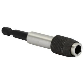 3" Long Stainless Steel Magnetic Bit Holder with Cap - High Performance & Durable Cutting Tool | Drill America - Bayou Tool