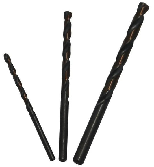 3 Piece HSS Black & Gold KFD Split Point Jobber Length Drill Bit Killer Force Drill Bit Set 1/8" - 1/4" Plastic Pouch - High Performance & Durable Cutting Tool | Drill America - Bayou Tool