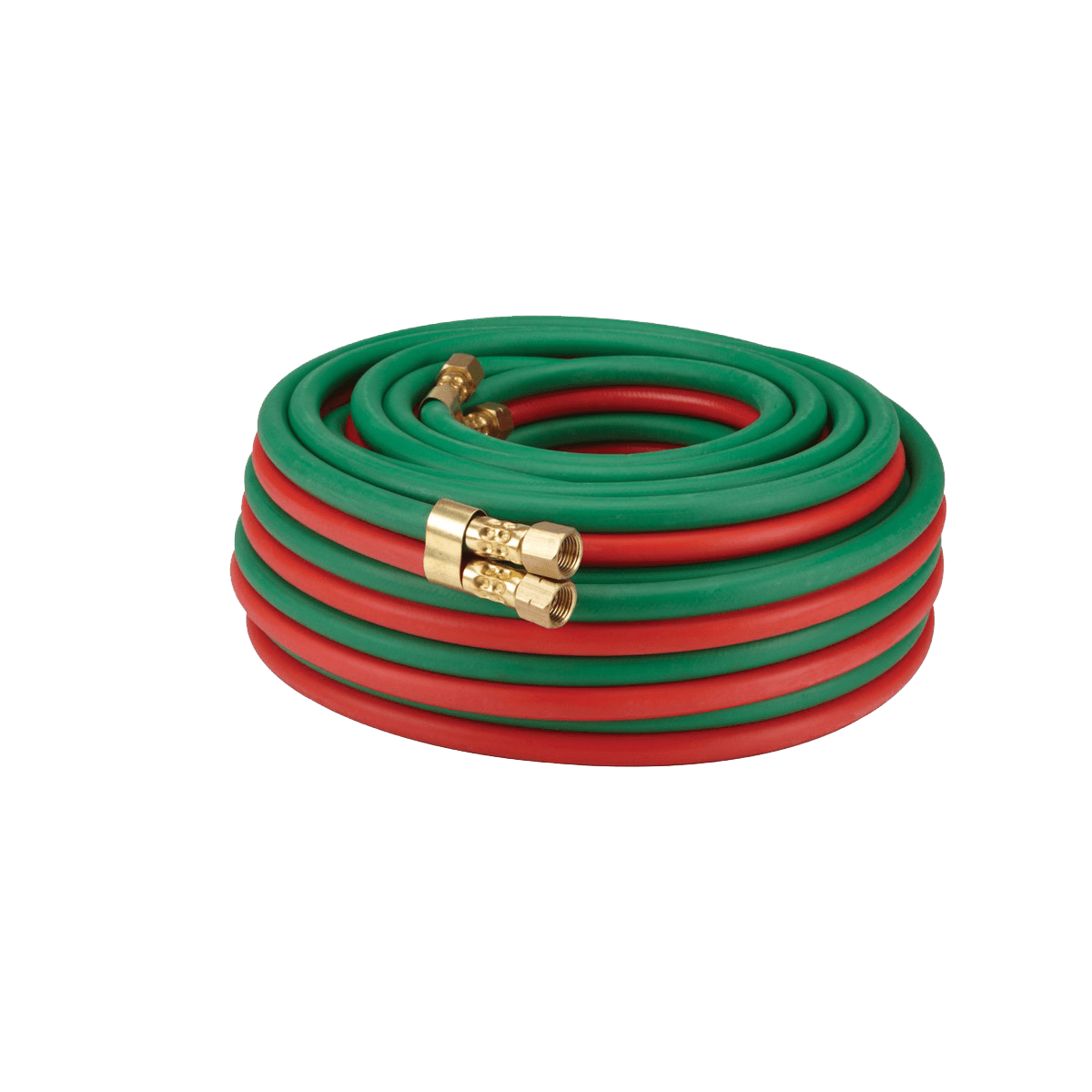 3/16" x 25' Grade T Twin Fitted Hose - Durable and Versatile Welding Hose - Bayou Tool
