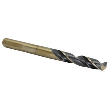 37/64" HSS Black & Gold Drill Bit with Reduced 1/2" 3 - Flat Shank, KFD - High Performance & Durable Cutting Tool | Drill America - Bayou Tool