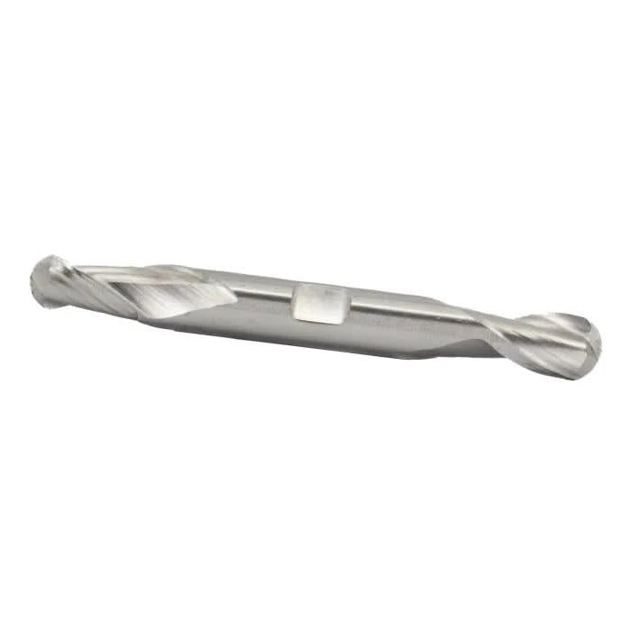 3/8" X 3/8" HSS 2 Flute Double End End Mill - High Performance & Durable Cutting Tool | Drill America - Bayou Tool