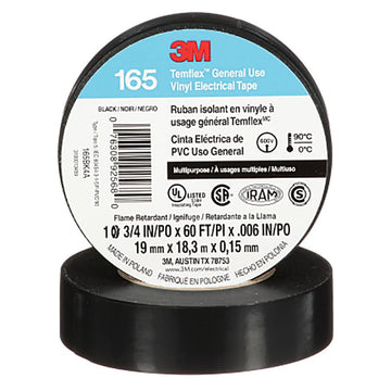 3M Temflex Vinyl Electrical Tape 60'x3/4" 10 Pack - Bayou Tool