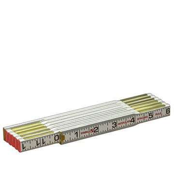 Stabila 80010 Type 600 Modular Spacing (1/16ths - both edges- outside) Folding Rules | Layoutt Tool for Pros