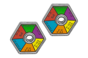 REED Pes4Db Color Coded Stops -2/Pk  Designed for Use in Brass Coupling and Threaded Pipework by Reed Mfg - Pipeline Tool