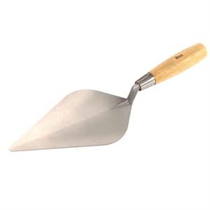BonTradeTough 48-113 Brick Trowel - Econo Wide London, 10" Wood Handle Tapered ground | Masonry Tool for Pros