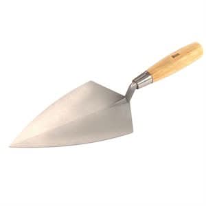 BonTradeTough 48-114 Brick Trowel - Econo Philadelphia, 10" Wood Handle Tapered ground | Masonry Tool for Pros