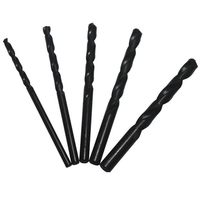 5 Piece 6" Long HSS Aircraft Extension Drill Bit Set, 1/4 - 1/2, DWDA/C - High Performance & Durable Cutting Tool | Drill America - Bayou Tool