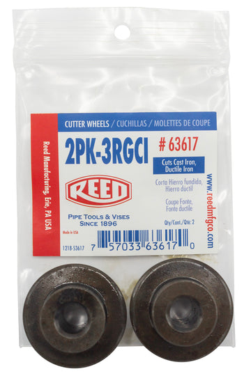 REED 3Ringci Cutter Wheel  Heavy-Duty Shell Cutter for Plastic and PVC Pipe by Reed Mfg - Pipeline Tool