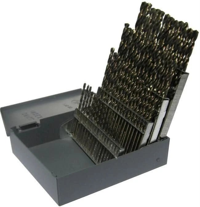 60 Piece HSS Black Oxide Stub (Screw Machine) Split Point Drill Bit Set, D/ASP, 1 - 60 - High Performance & Durable Cutting Tool | Drill America - Bayou Tool