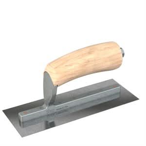 Bon Steel City 66-250 Midget Trowel - Carbon Steel - 8 X 3 - Wood Professional grade trowels | Concrete Tool for Pros