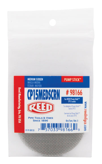 REED Cp15" Medium Screen Pack  OEM Part for Pipe Tool Systems and Assembly by Reed Mfg - Pipeline Tool