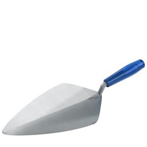 Bon Keystone 72-626 Brick Trowel Forged 12" Wide London Plastic Handle Will not weaken or crack | Masonry Tool for Pros