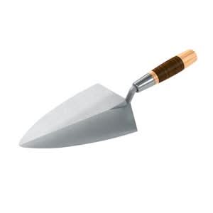 Bon Keystone 72-635 Brick Trowel Forged 10" Philadelphia Leather Handle Will not weaken or crack | Masonry Tool for Pros