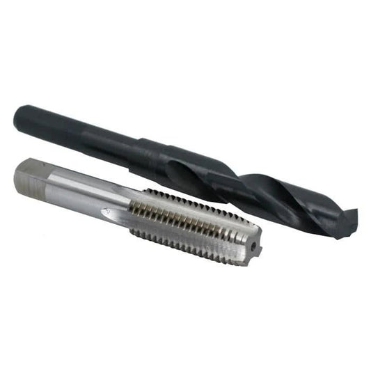 7/8" - 14 UNF HSS Plug Tap and 13/16" HSS 1/2" Shank Drill Bit Kit - High Performance & Durable Cutting Tool | Drill America - Bayou Tool