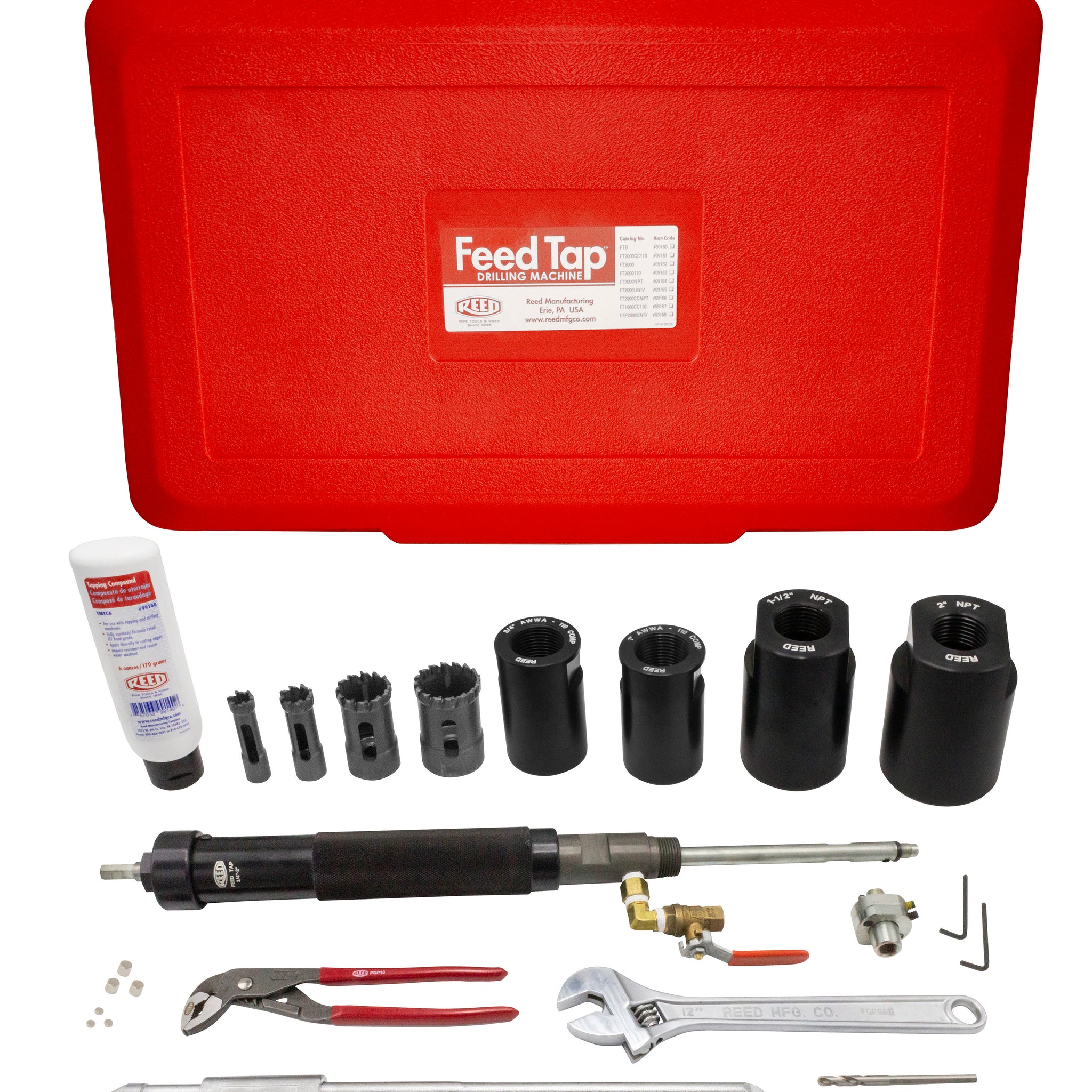 REED Awwa/110" Comp 3/4-1Npt  Reliable Cutter for Corporation Connections by Reed Mfg - Pipeline Tool