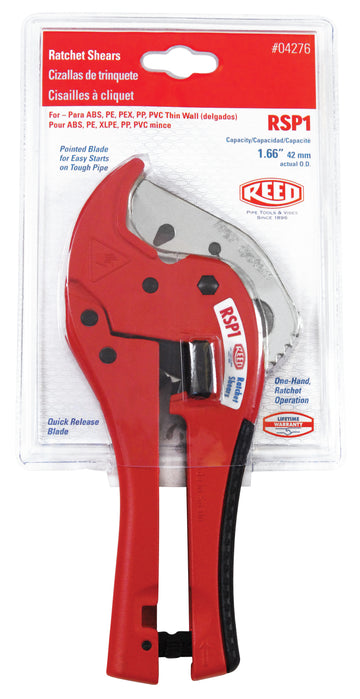 REED Rsp1" Pointed Blade Ratchet Shear  Durable Fit for Maintenance and Field Repair Applications by Reed Mfg - Pipeline Tool