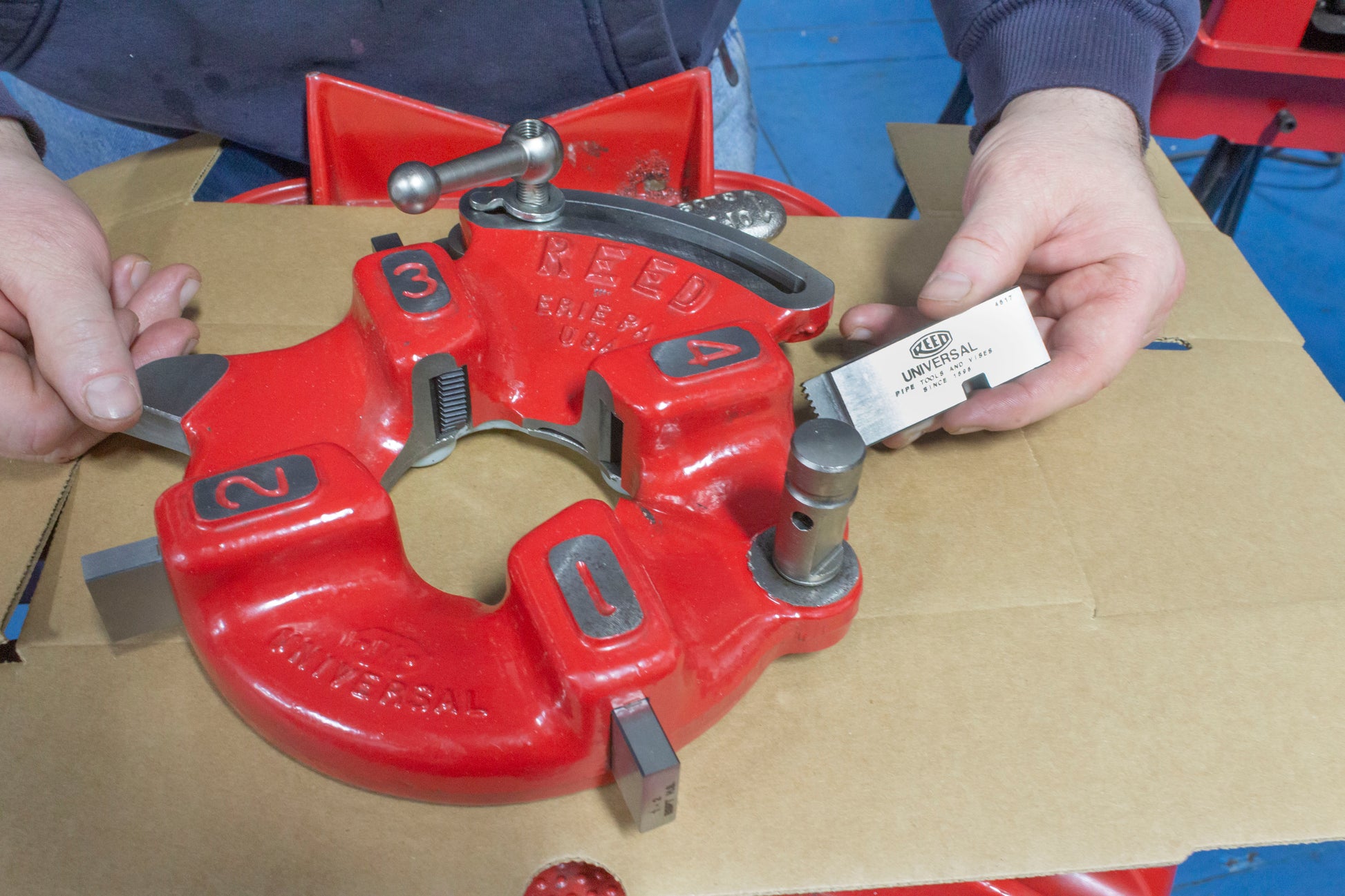 REED For Universal Die Head  Precision Drilling Tool for Water Service Installations by Reed Mfg - Pipeline Tool