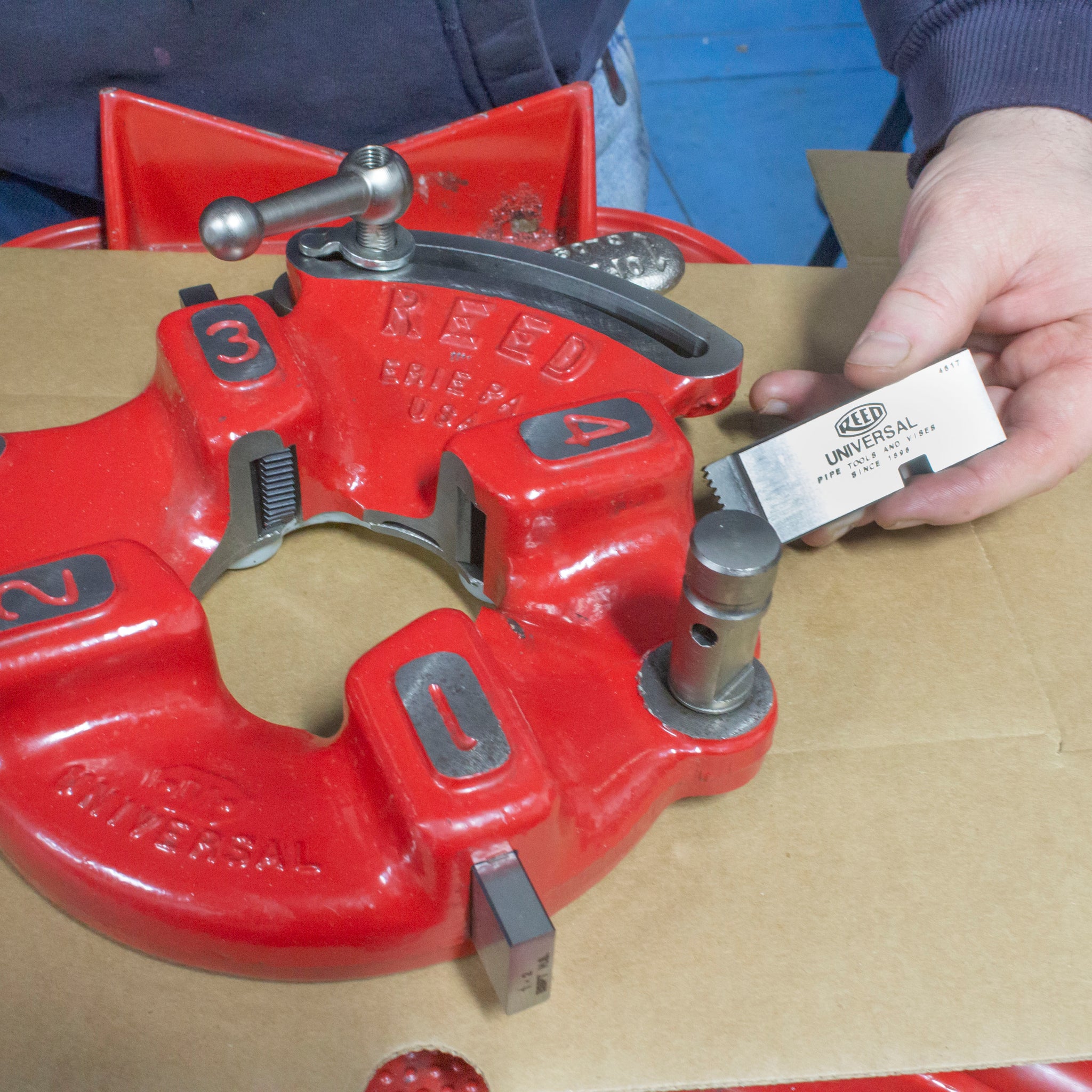 REED Post For Universal Die Head  Built for AWWA Standard Pipe Service by Reed Mfg - Pipeline Tool