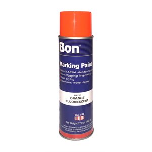 Bon 84-792 Marking Paint - Fluorescent Orange - 20 Ounce (12/Pkg) | Layoutt Tool for Pros